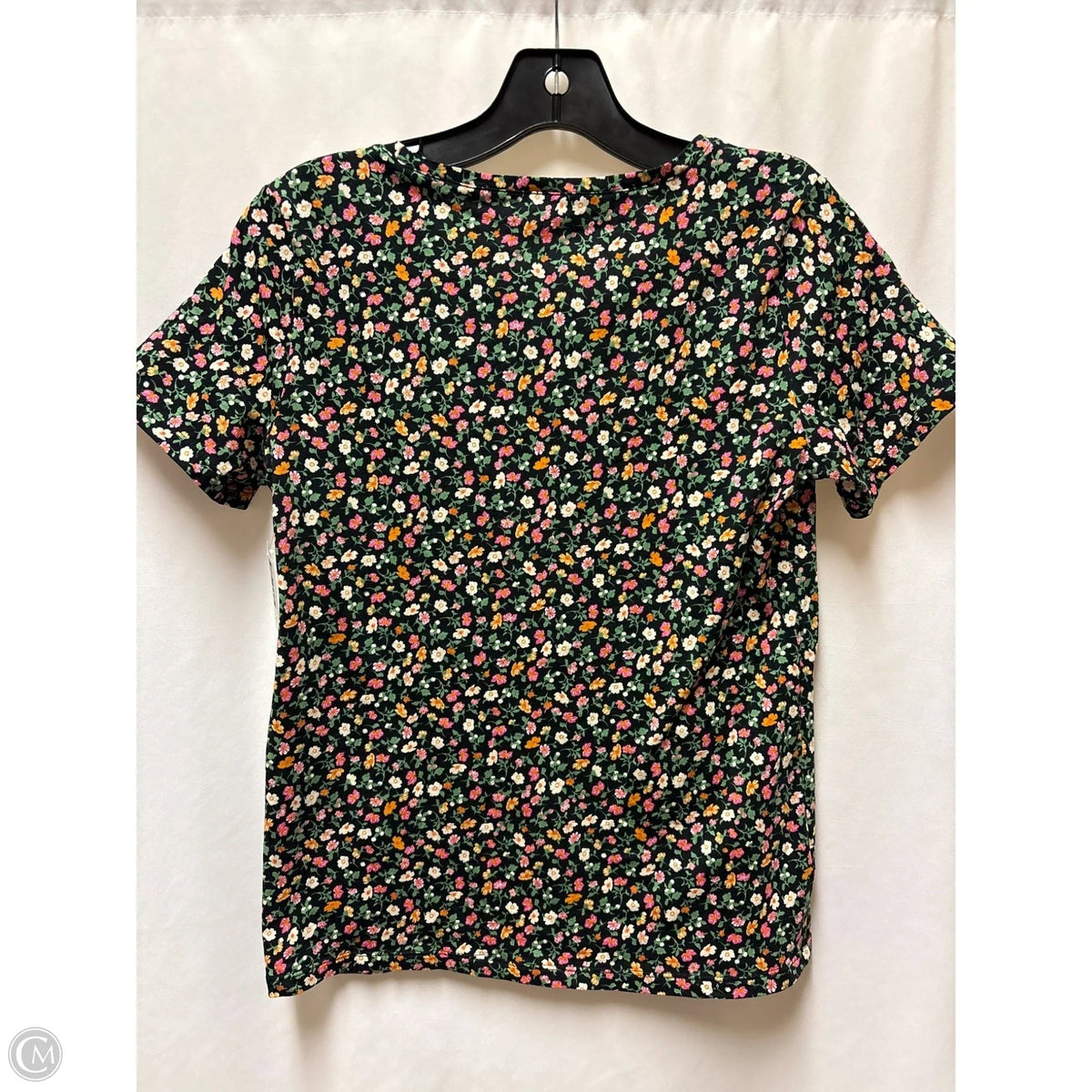 Top Short Sleeve By Ann Taylor In Floral Print, Size: Xs