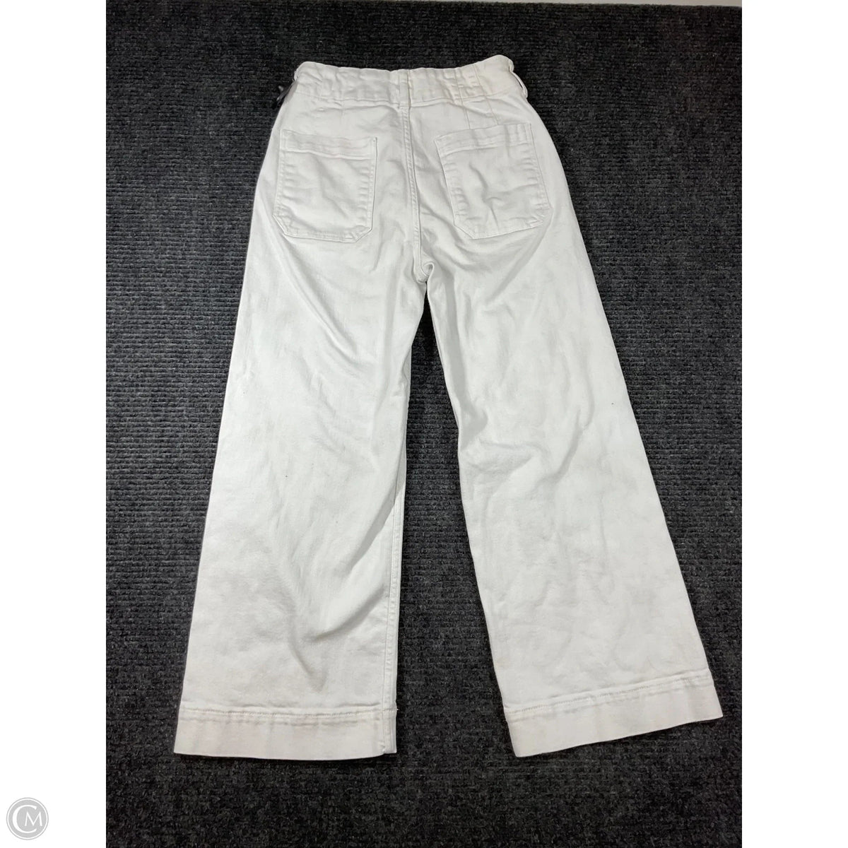 Jeans Wide Leg By Maeve In White Denim, Size: 4