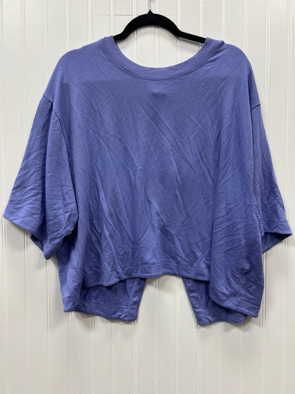 Athletic Top Ss By Athleta In Purple, Size:Xl