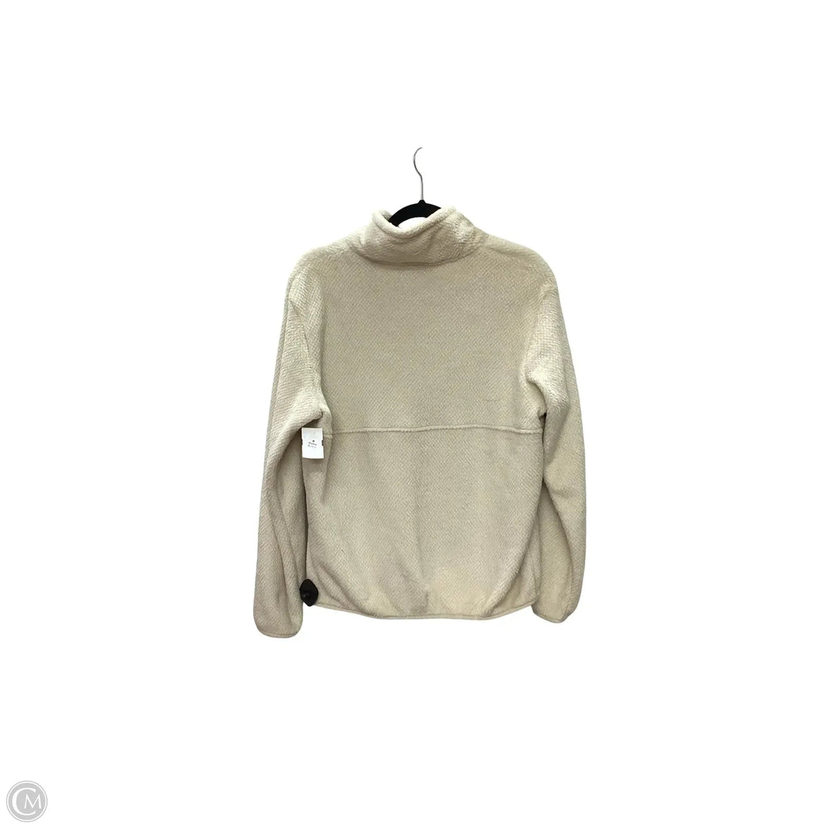 Sweatshirt Collar By Patagonia In Cream, Size: M
