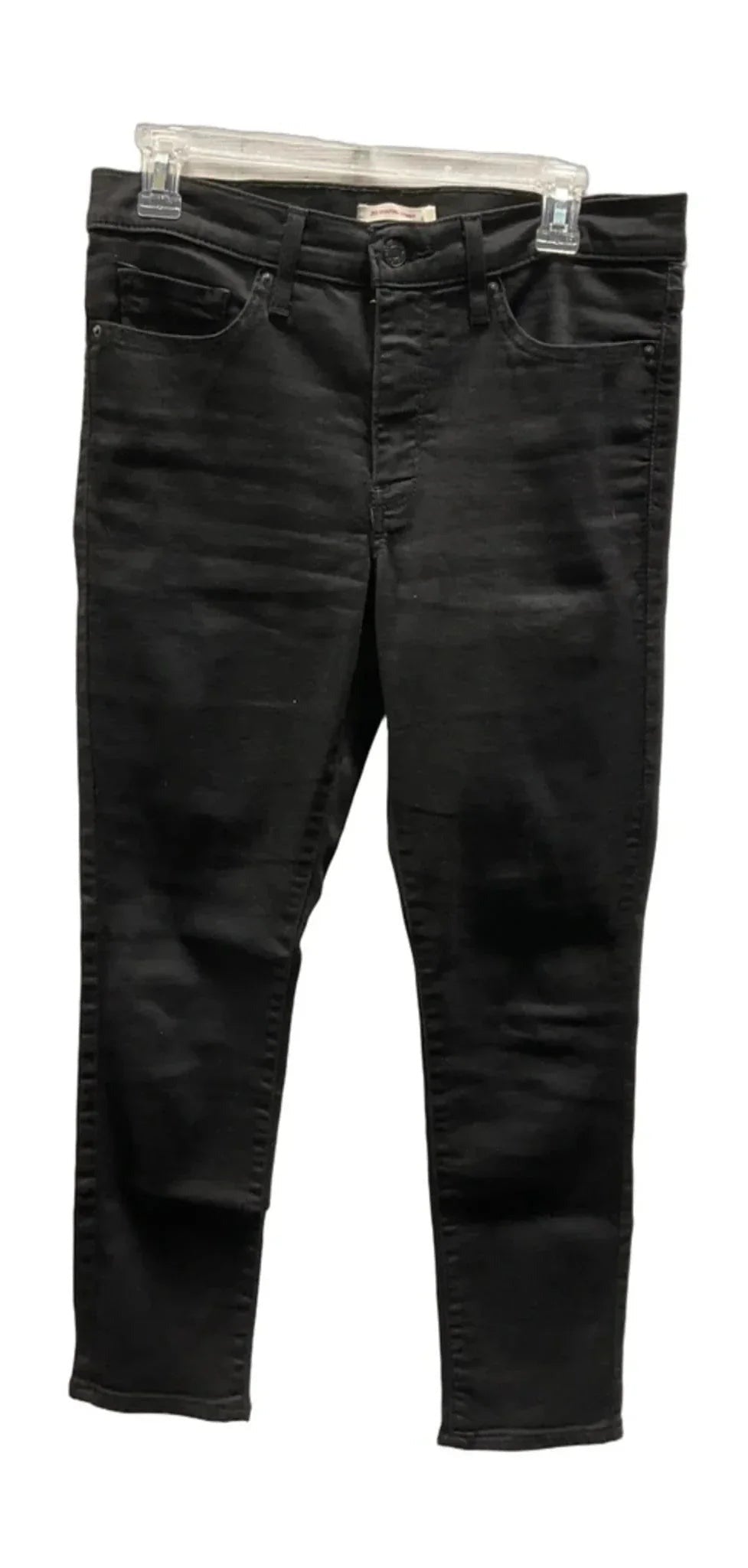 Jeans Skinny By Levis In Black, Size: 8