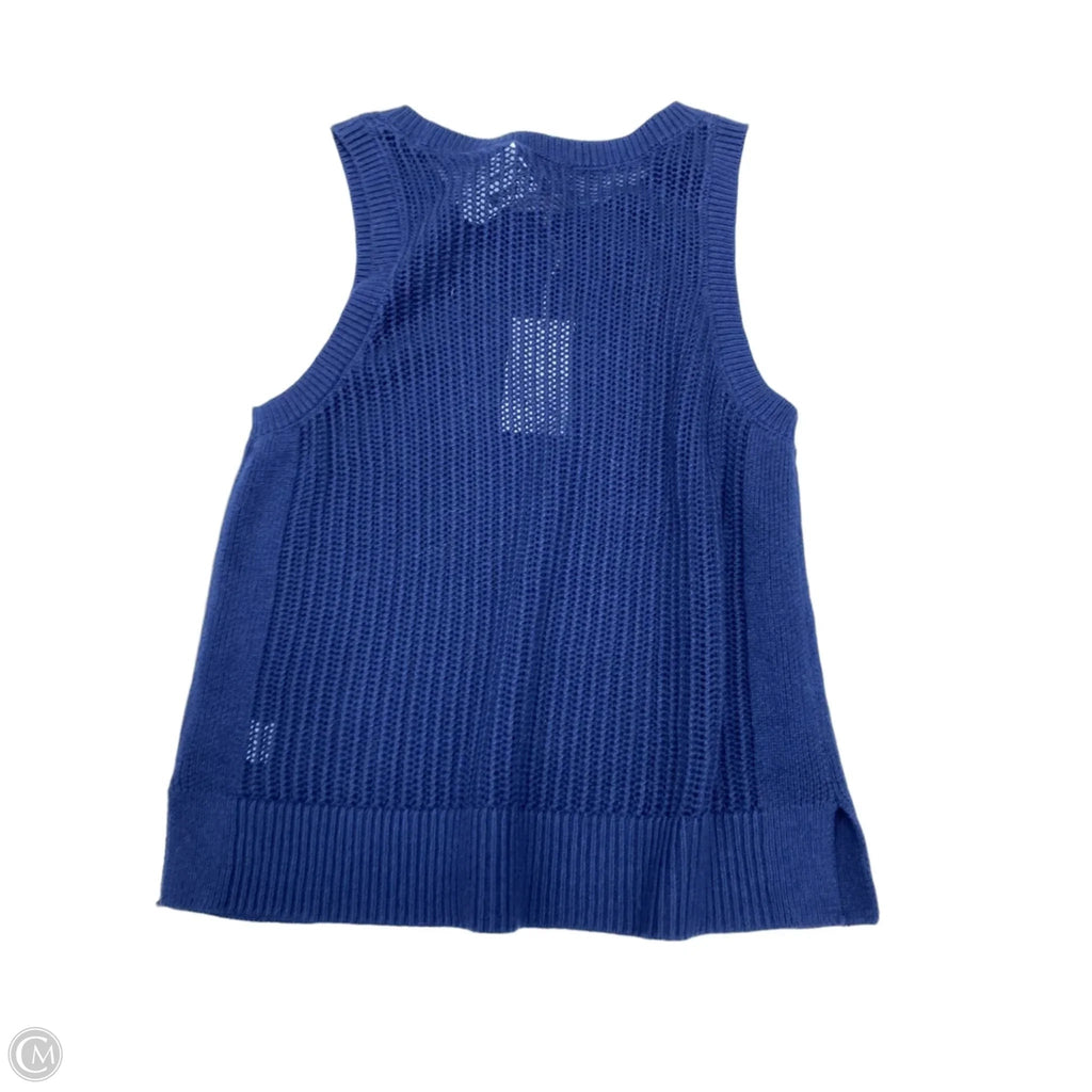 Top Sleeveless By A New Day In Navy, Size: L