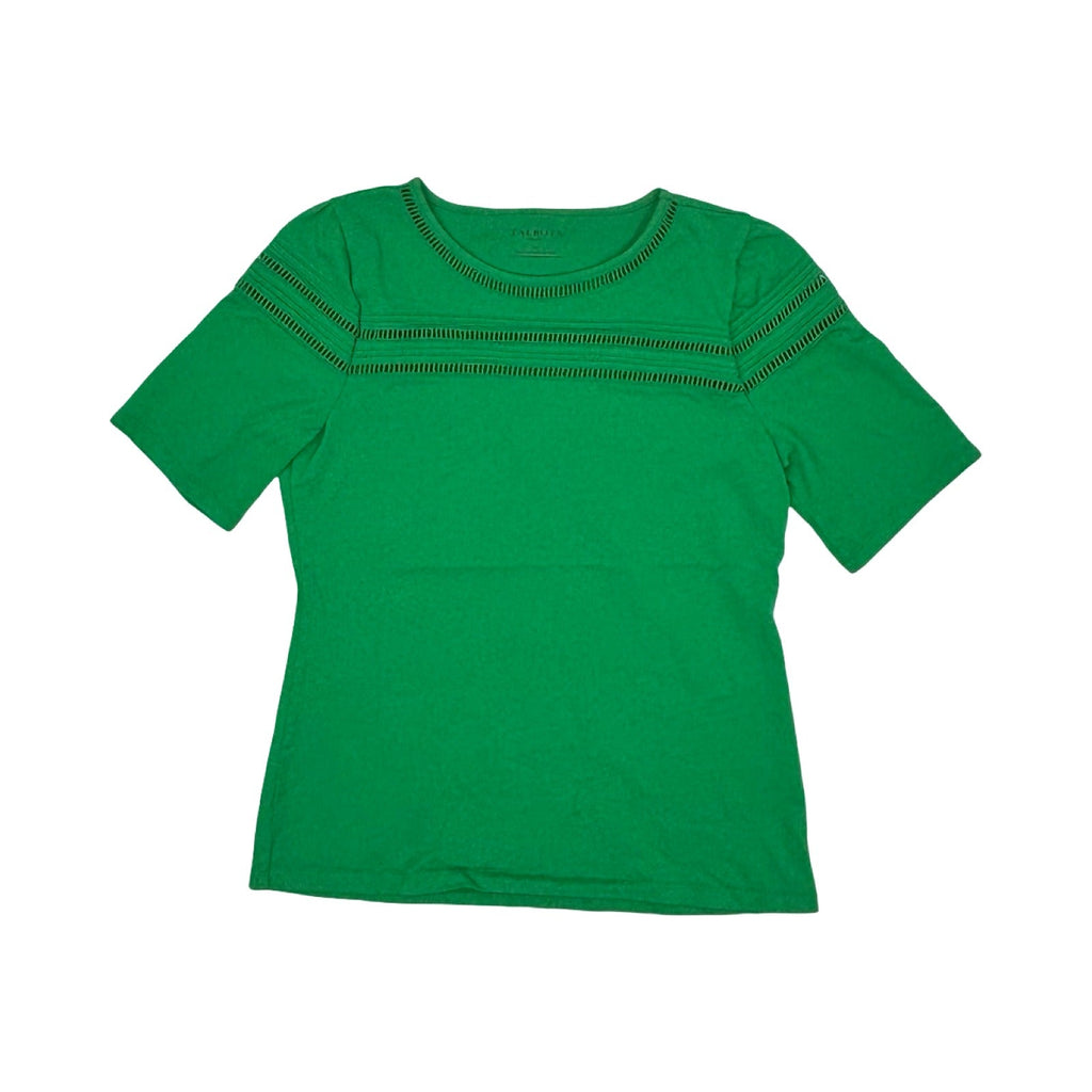Top Ss By Talbots In Green, Size:Sp