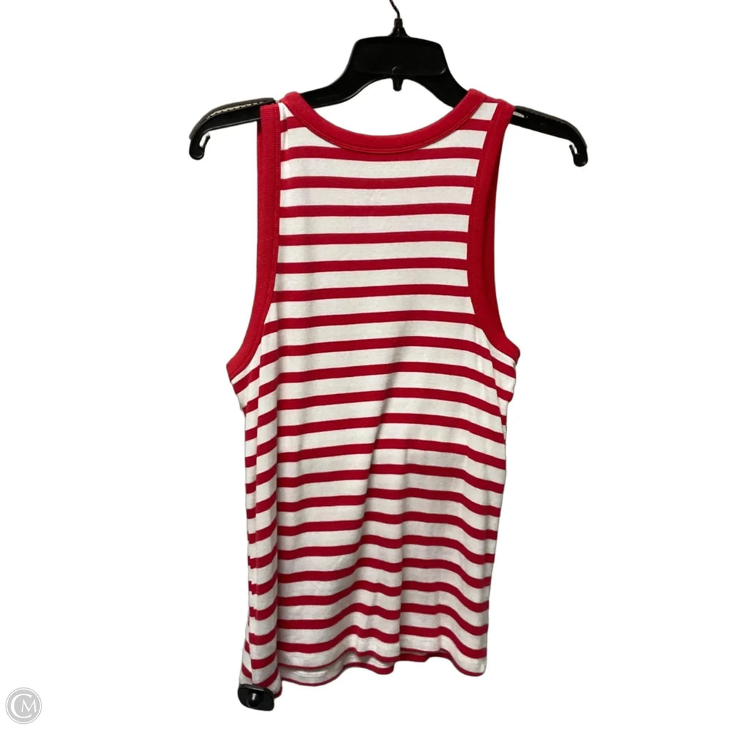 Top Sleeveless Basic By A New Day In Striped Pattern, Size: Xl