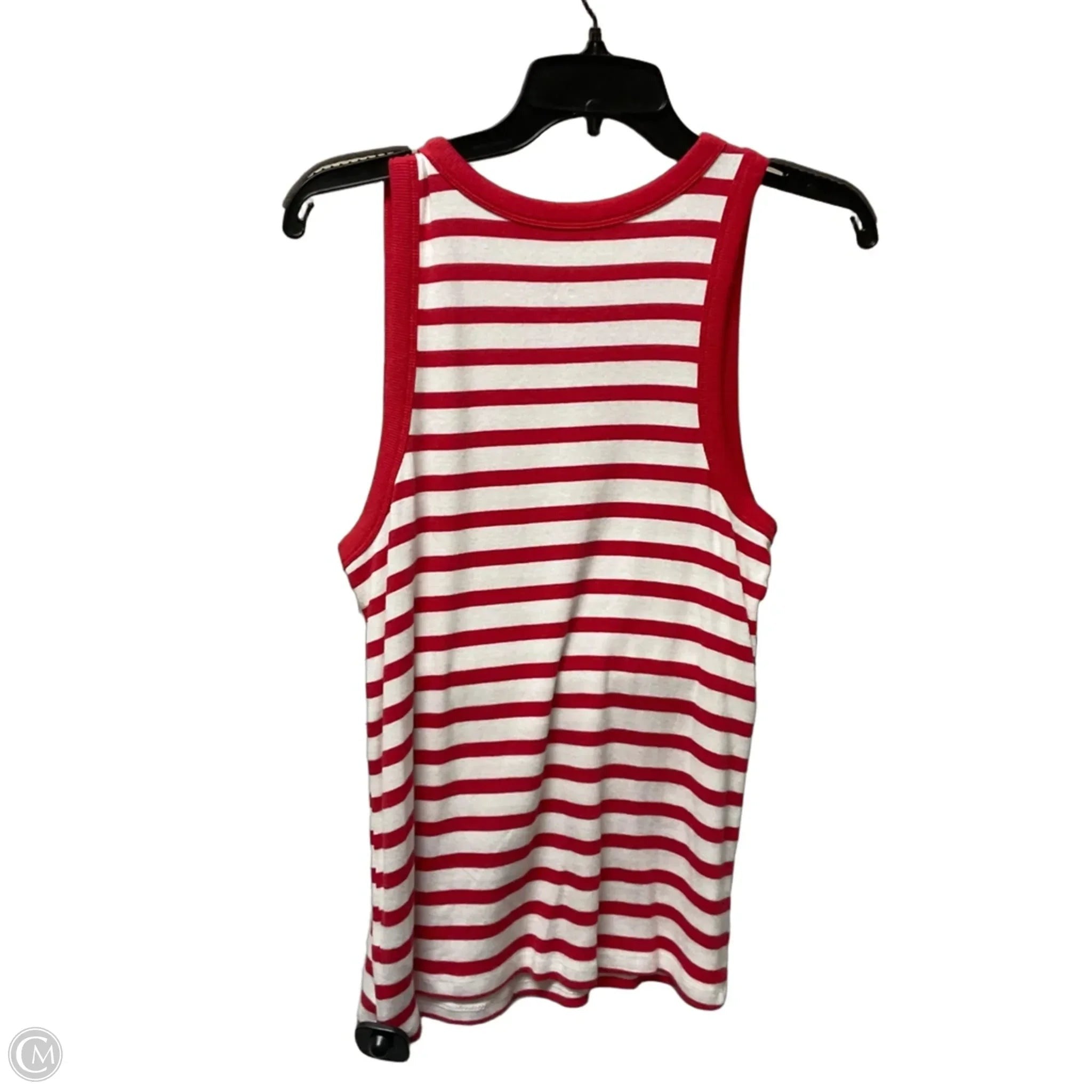 Top Sleeveless Basic By A New Day In Striped Pattern, Size: Xl