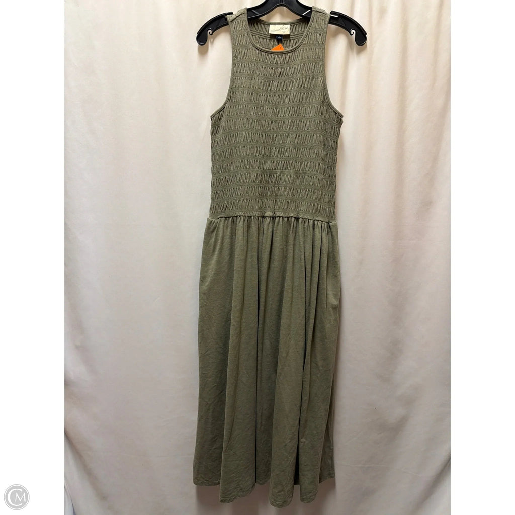 Dress Casual Maxi By Universal Thread In Green, Size: L