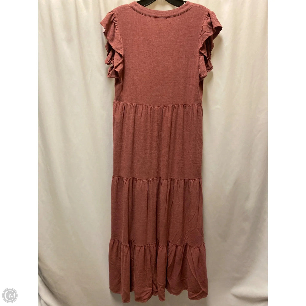 Dress Casual Maxi By Clothes Mentor In Maroon, Size: M