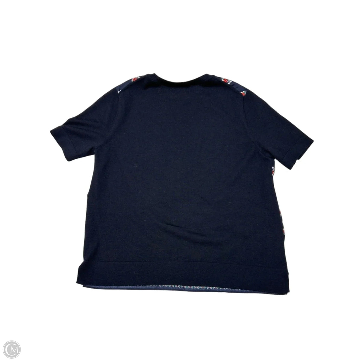 Top Short Sleeve Designer By Tory Burch In Floral Print, Size: L