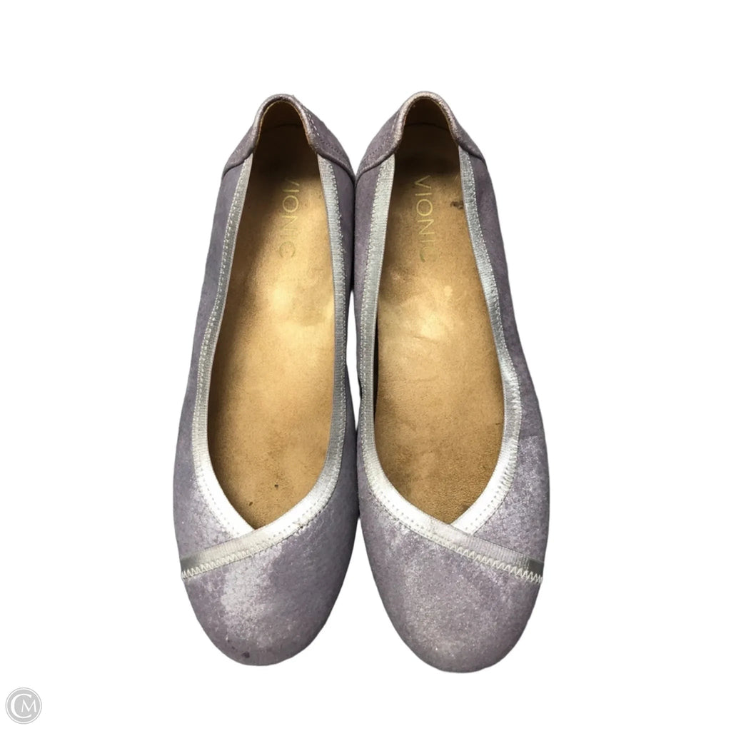 Shoes Flats By Vionic In Purple, Size: 8.5