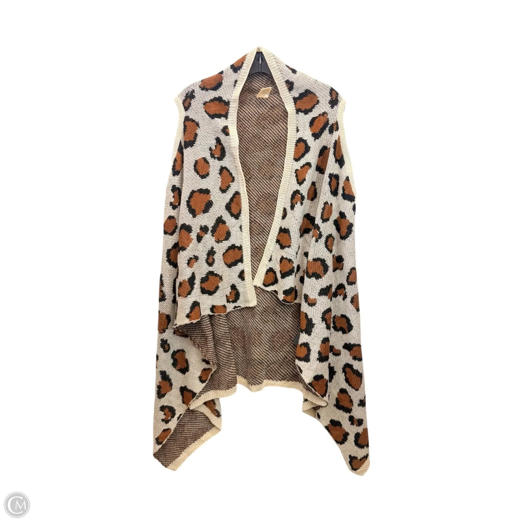 Cardigan By Lildy In Animal Print, Size: L