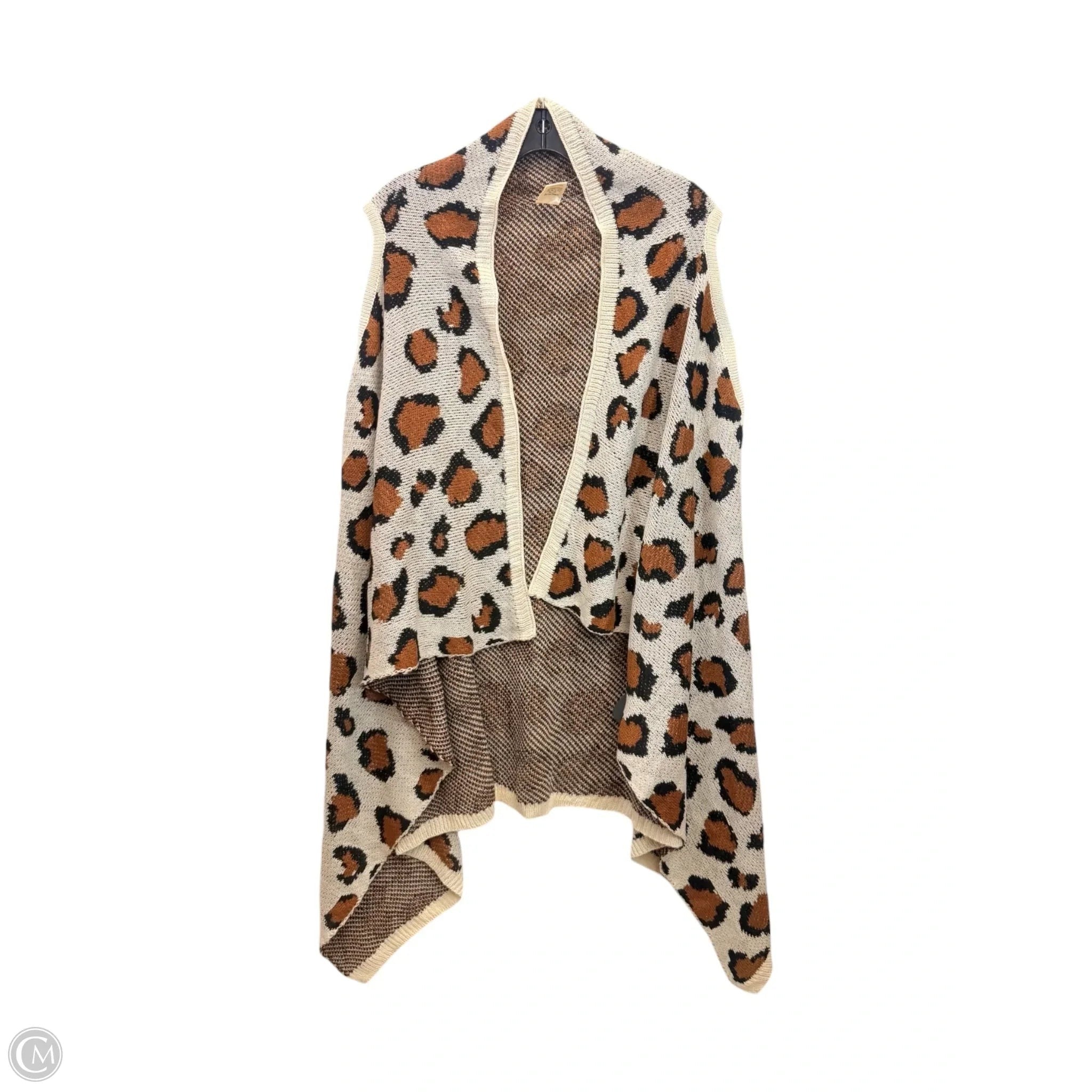 Cardigan By Lildy In Animal Print, Size: L