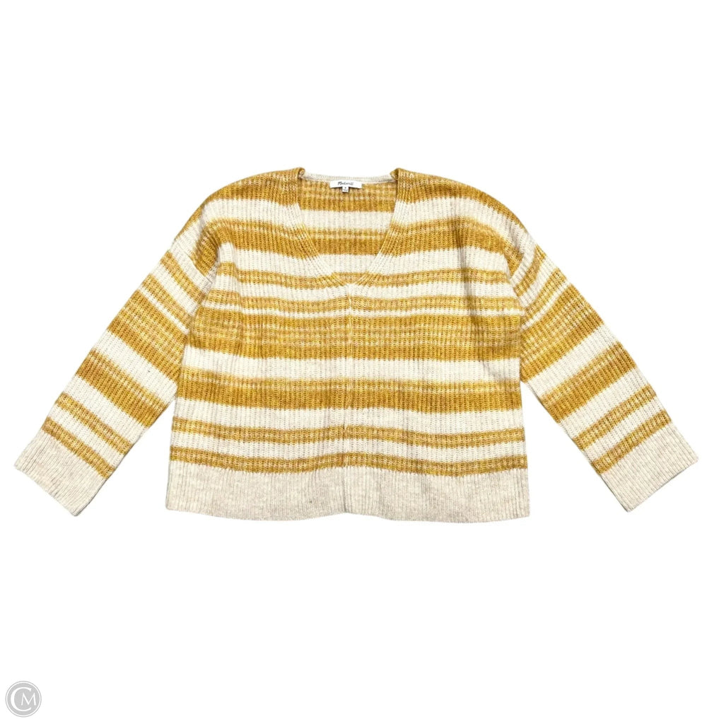 Sweater By Madewell In Striped Pattern, Size: M