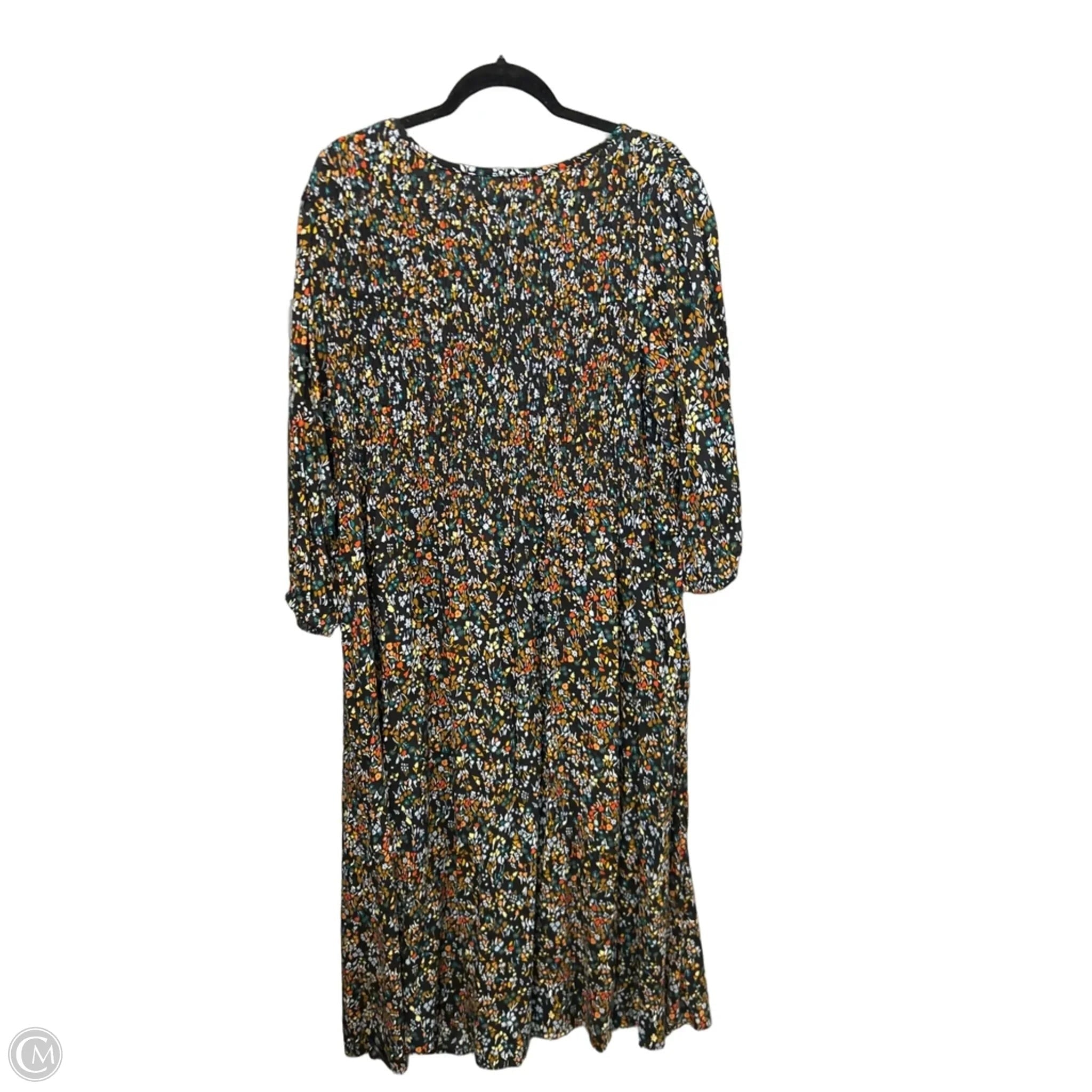 Dress Casual Maxi By Clothes Mentor In Black, Size: 1x