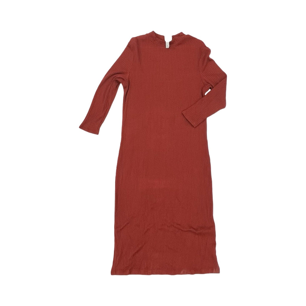 Dress Casual Midi By A New Day In Orange, Size:Xl