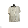 Top Short Sleeve By Maeve In White, Size: Xl