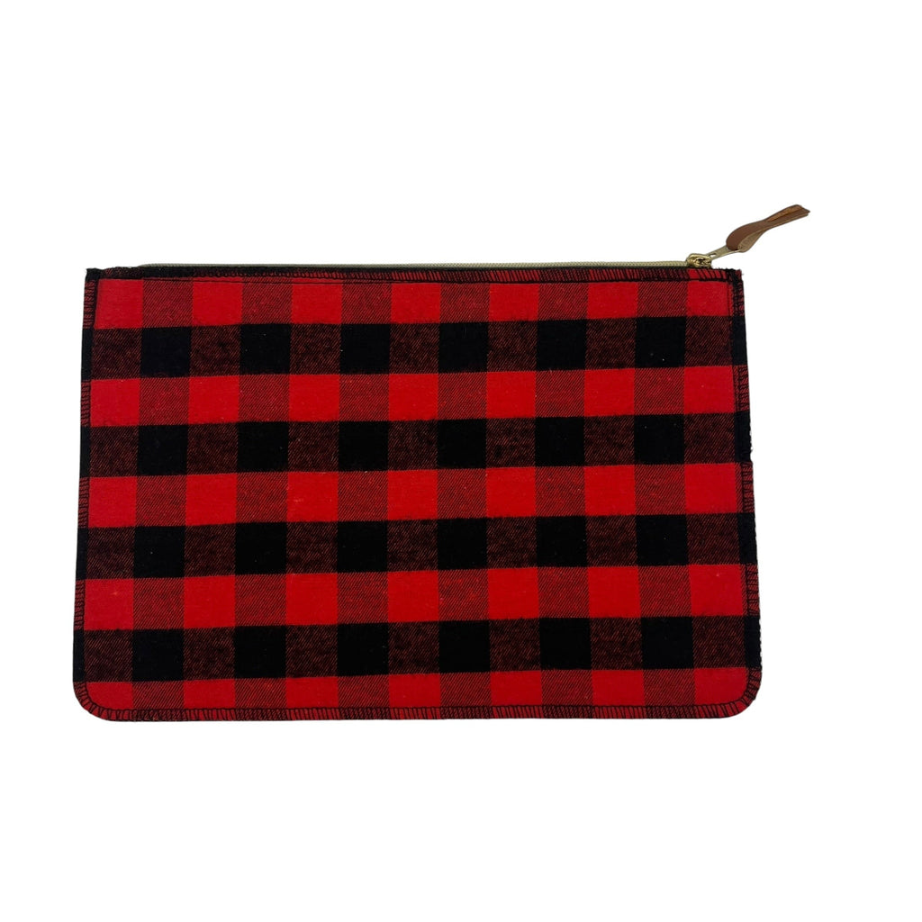 Makeup Bag By Cmf In Black & Red, Size:Large