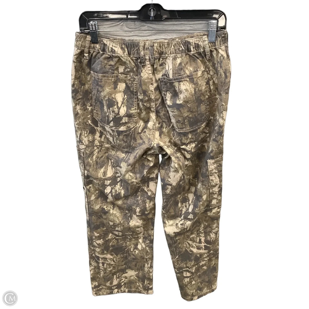 Pants Cargo & Utility By No Barriers In Camouflage Print, Size: 8