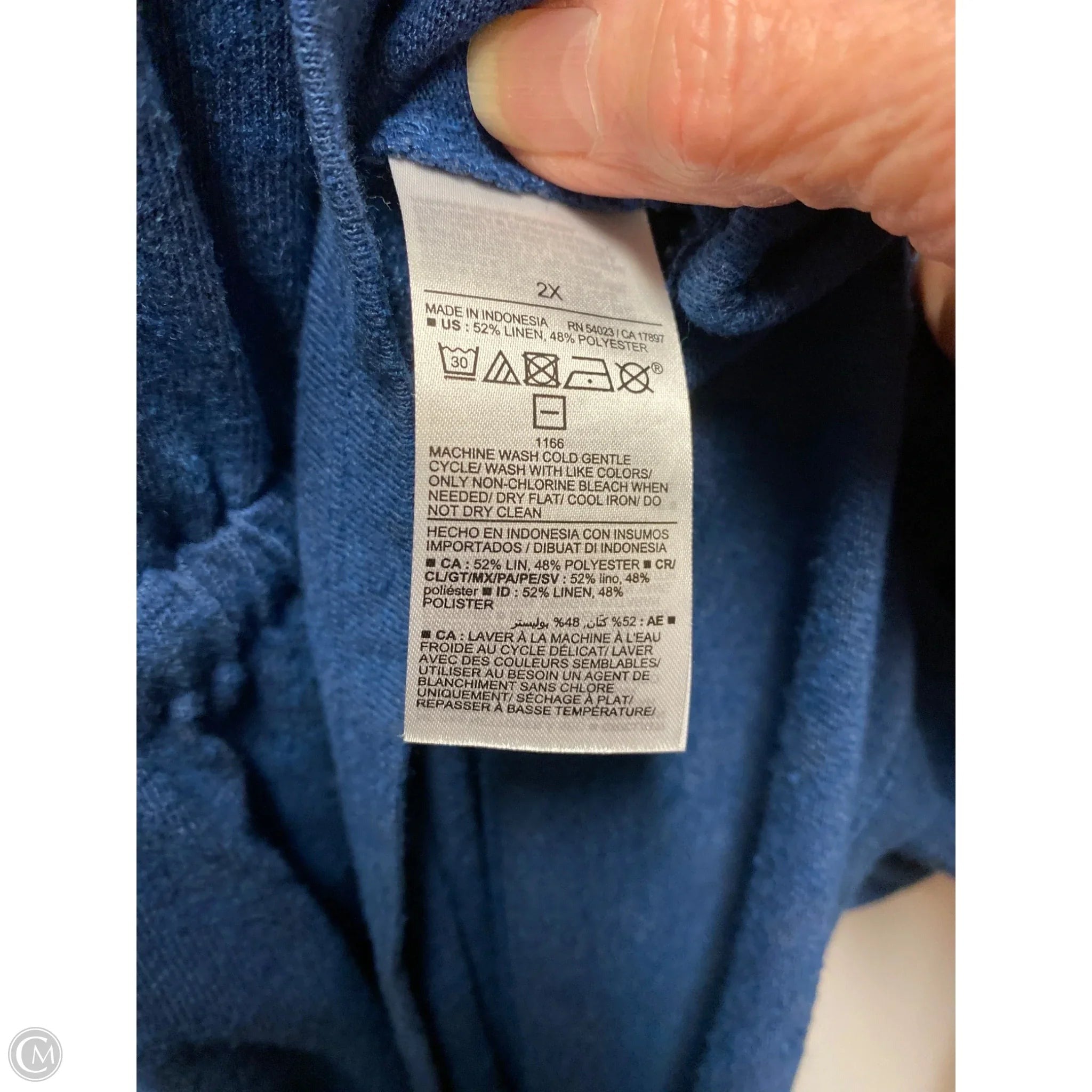 Dress Casual Maxi By Old Navy In Blue, Size: 2x