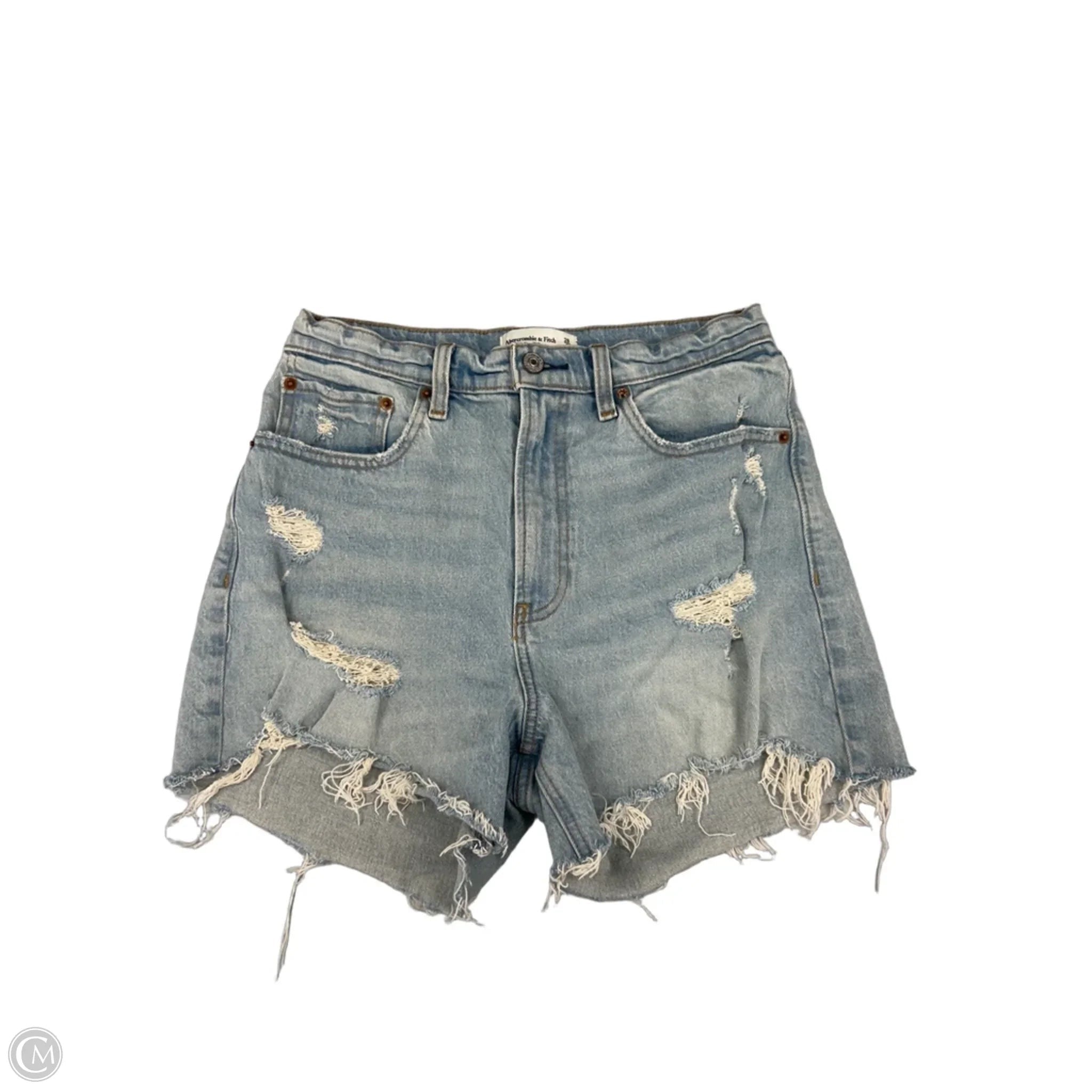 Shorts By Abercrombie And Fitch In Blue Denim, Size: 6