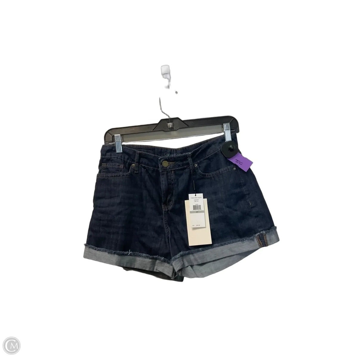 Shorts By Calvin Klein In Blue Denim, Size: 4