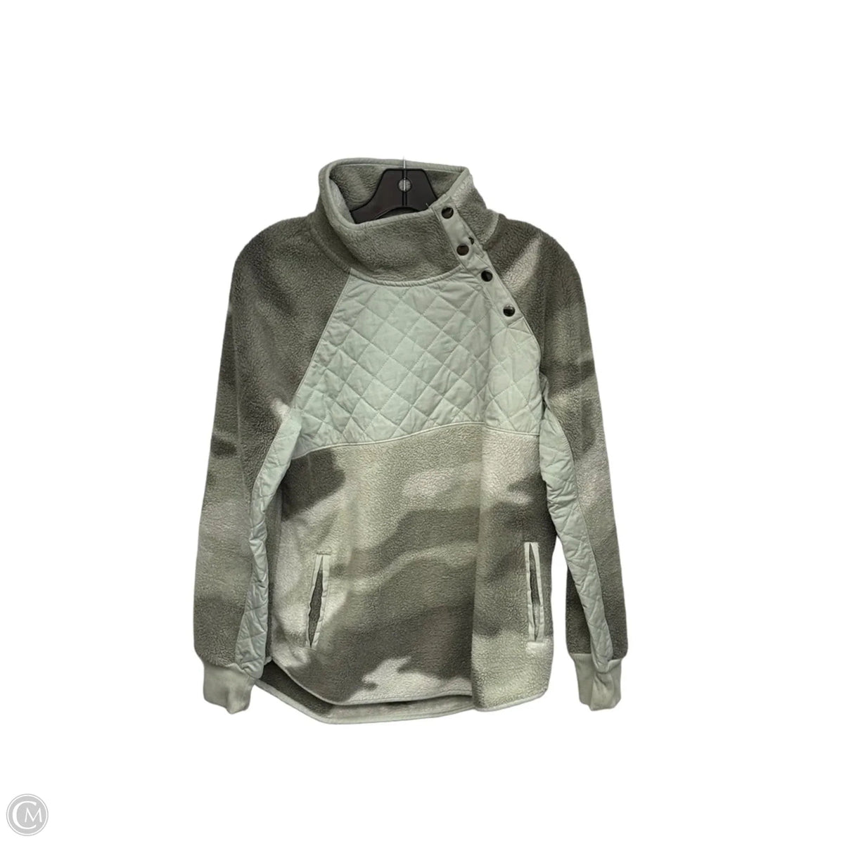Jacket Fleece By Abercrombie And Fitch In Green, Size: M