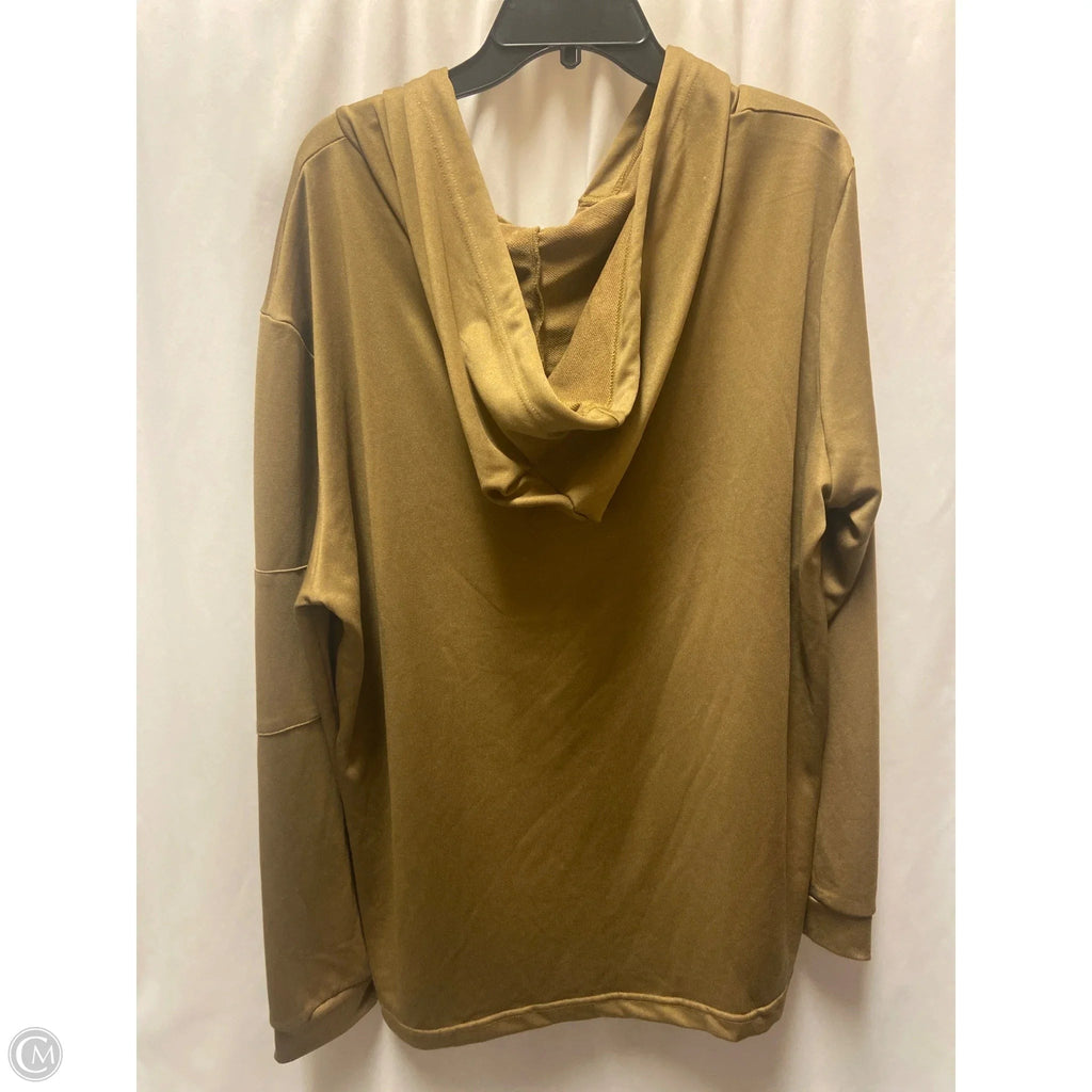 Top Long Sleeve By Clothes Mentor In Brown, Size: 3x