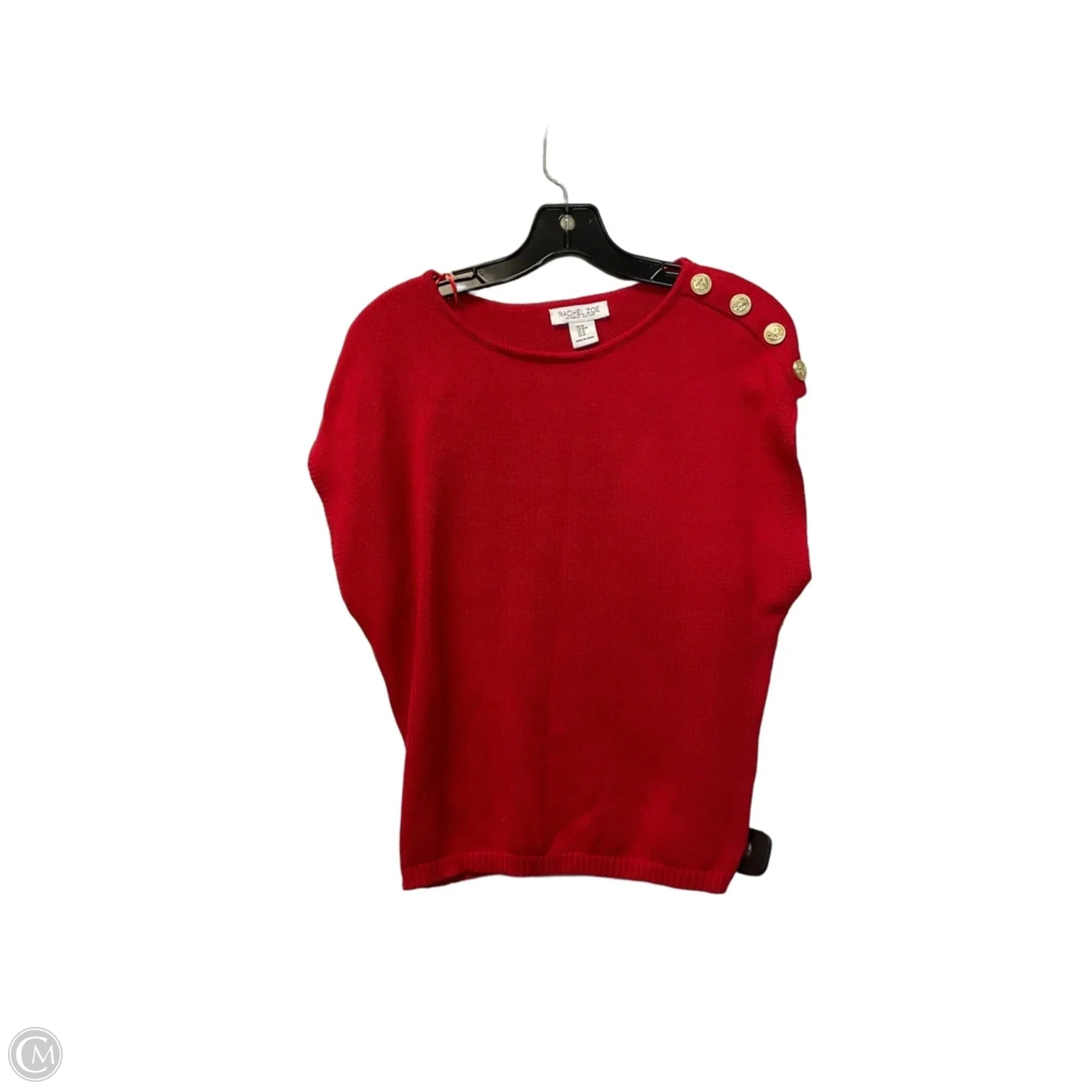 Top Short Sleeve By Rachel Zoe In Red, Size: M