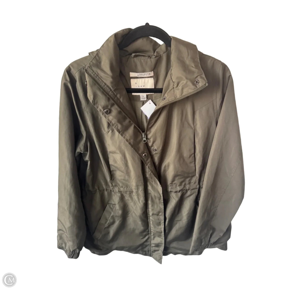 Jacket Windbreaker By A New Day In Green, Size: M