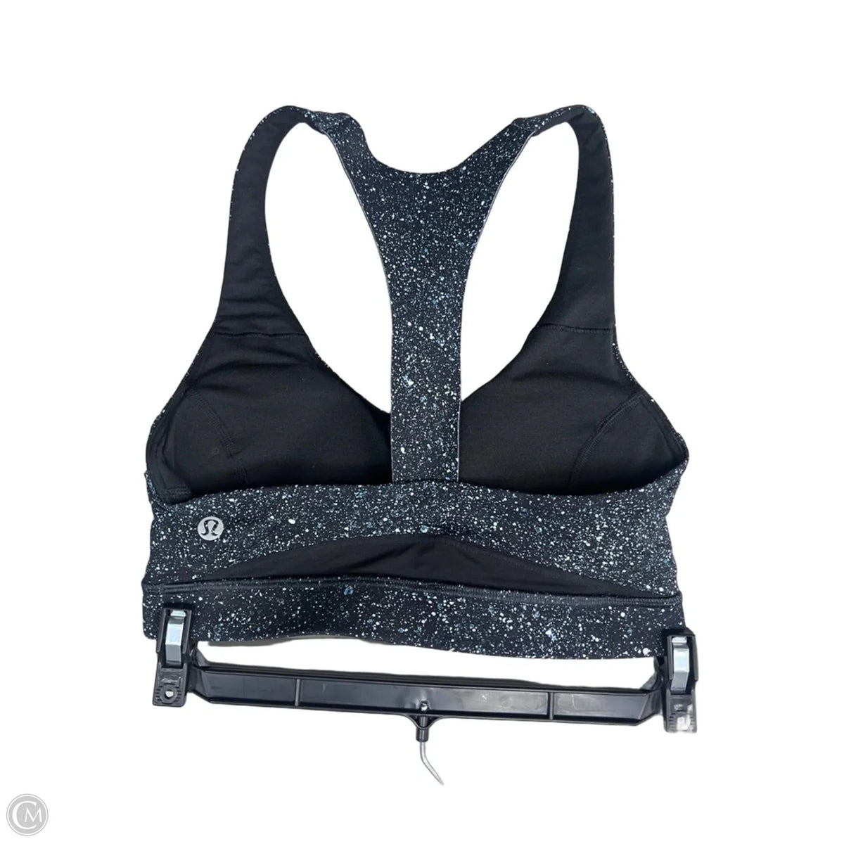 Athletic Bra By Lululemon In Black & Blue, Size: 2