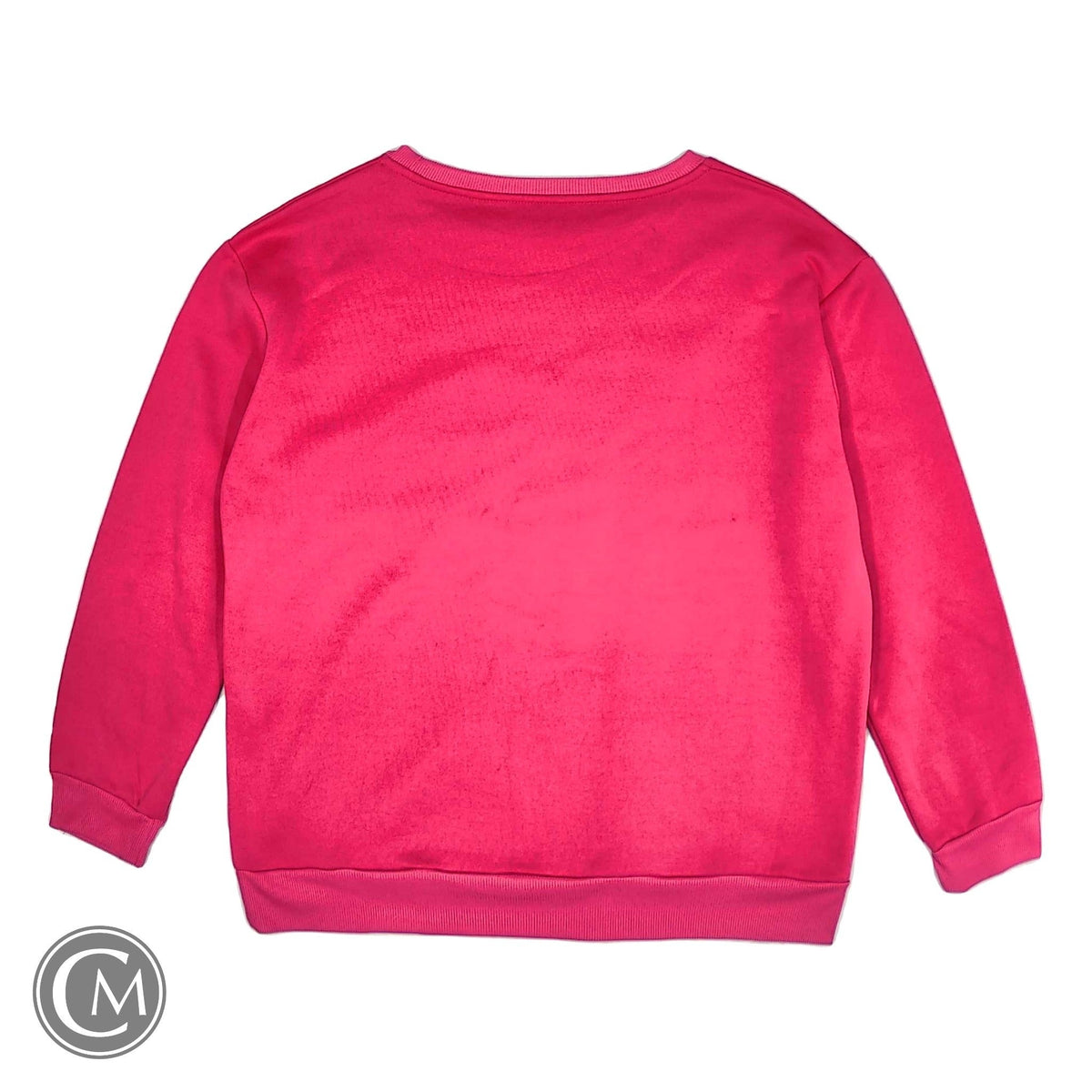 Sweatshirt Crewneck By Shein In Pink, Size: M