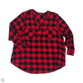Top Long Sleeve By Torrid In Black & Red, Size: 4x