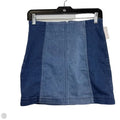 Skirt Mini & Short By Free People In Blue Denim, Size: 4