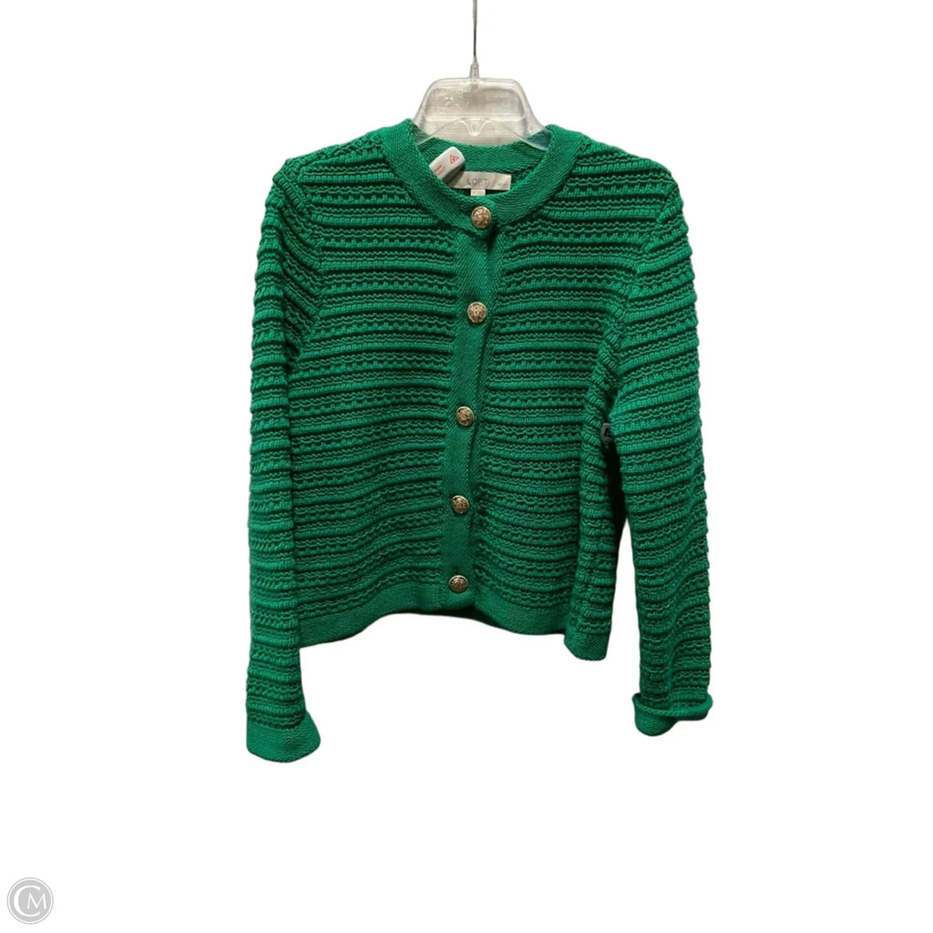 Cardigan By Loft In Green, Size: L
