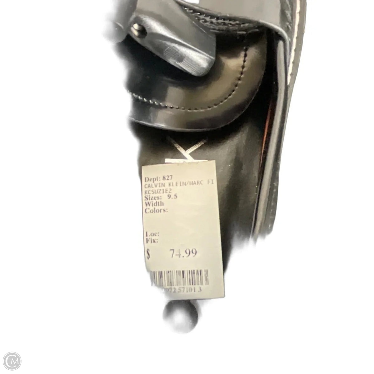Shoes Flats By Calvin Klein In Black, Size: 9.5