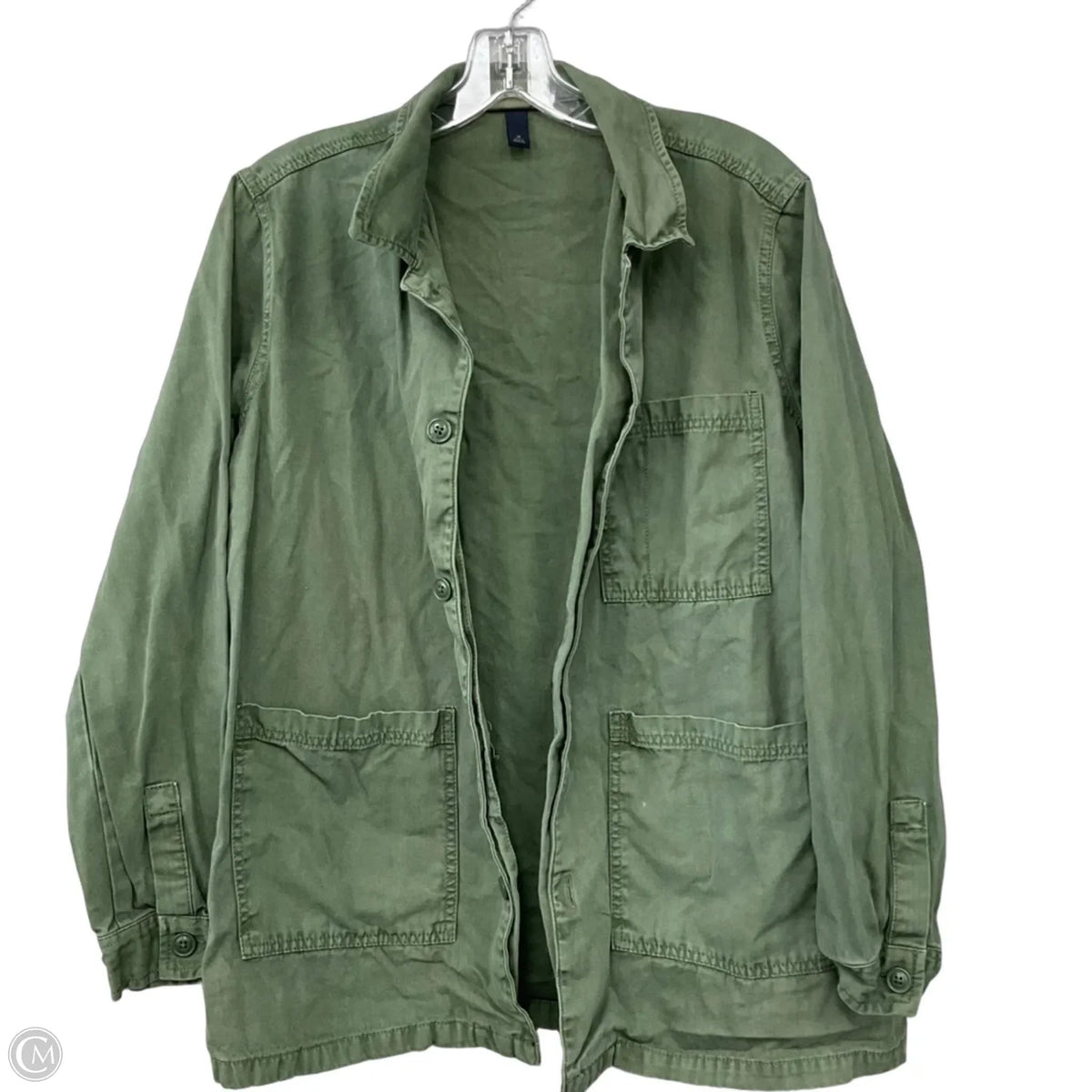 Jacket Shirt By Universal Thread In Green, Size: M