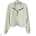 Sweatshirt Collar By Athleta In Green, Size: L