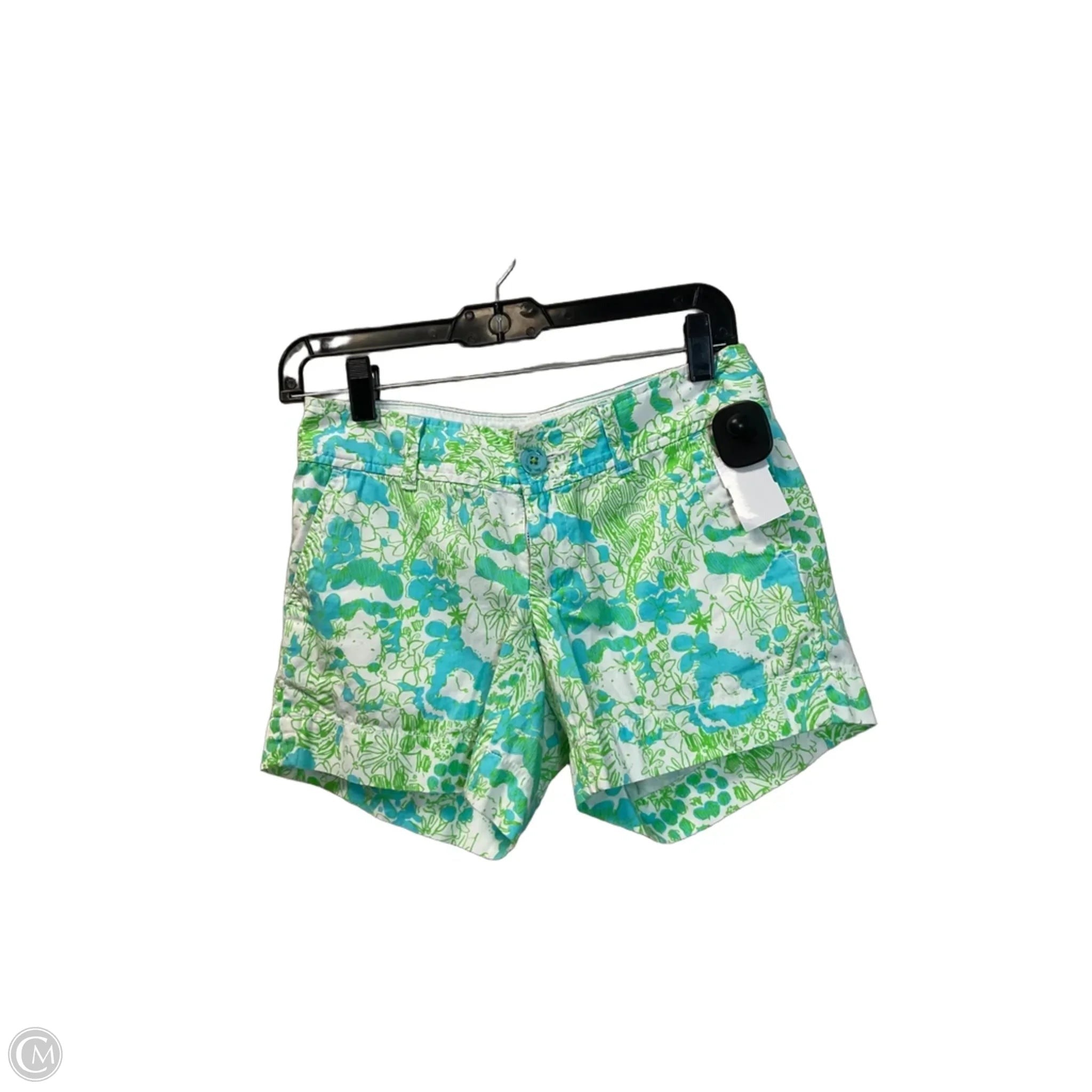 Shorts Designer By Lilly Pulitzer In Green, Size: 0