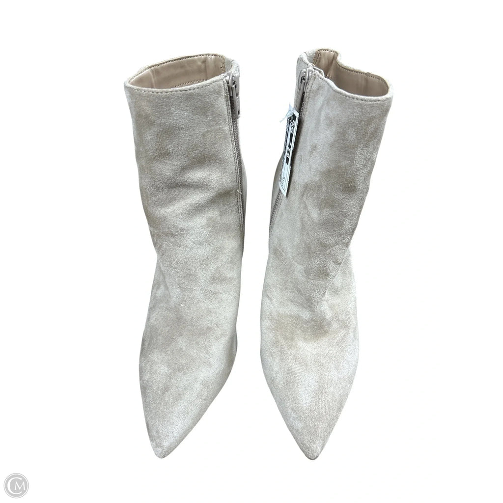 Boots Ankle Heels By A New Day In Tan, Size: 6