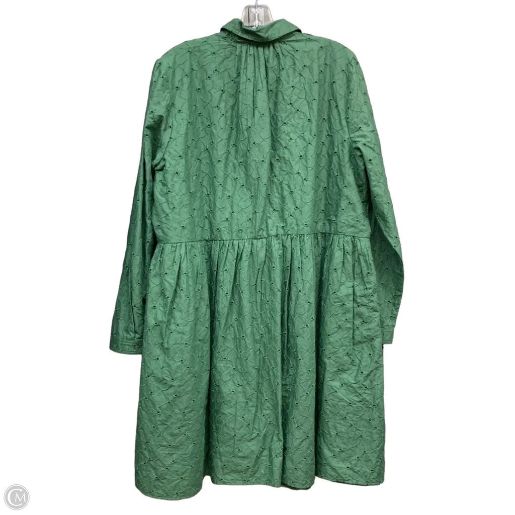 Dress Casual Midi By J. Crew In Green, Size: 18
