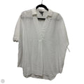 Top Short Sleeve By Nic + Zoe In White, Size: Xl