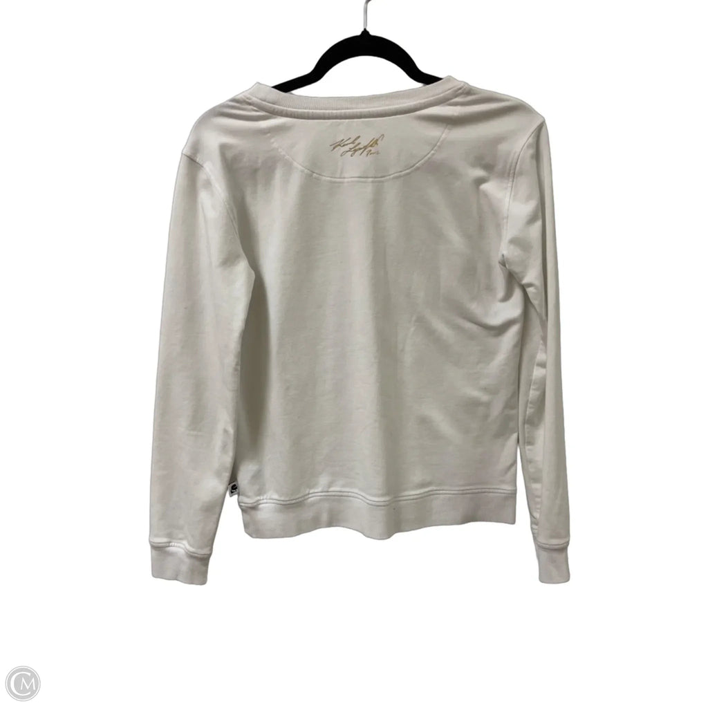 Sweater Designer By Karl Lagerfeld In White, Size: Xs