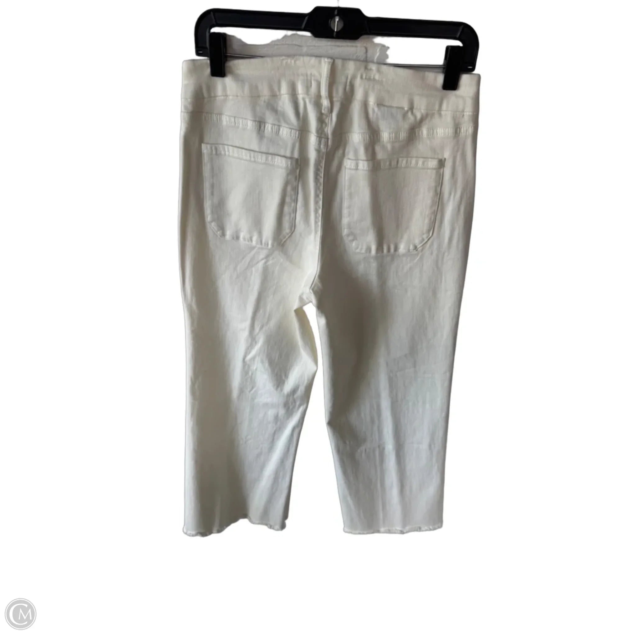 Jeans Wide Leg By Not Your Daughters Jeans In Cream Denim, Size: 6