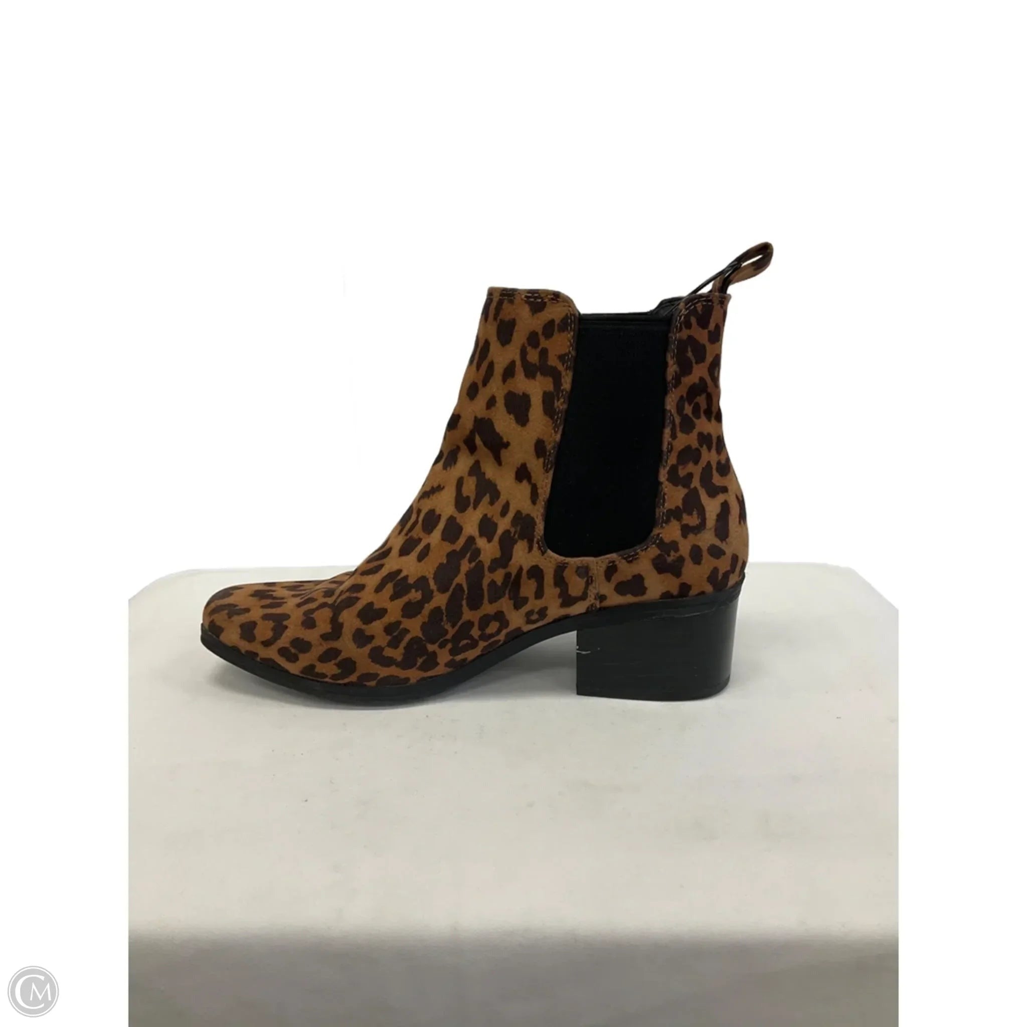 Boots Ankle Heels By A New Day In Animal Print, Size: 6.5
