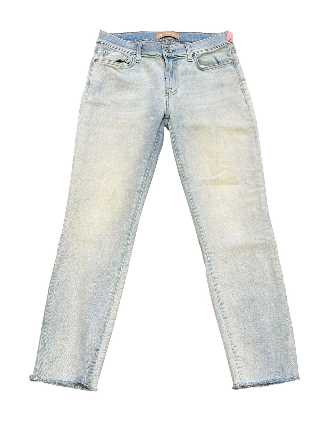 Jeans Straight By 7 For All Mankind In Blue, Size:10