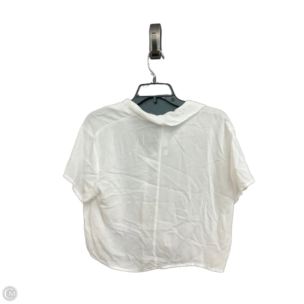 Top Short Sleeve By Francesca’s In White, Size: S