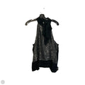 Top Sleeveless By New York And Co In Black & Silver, Size: Xl