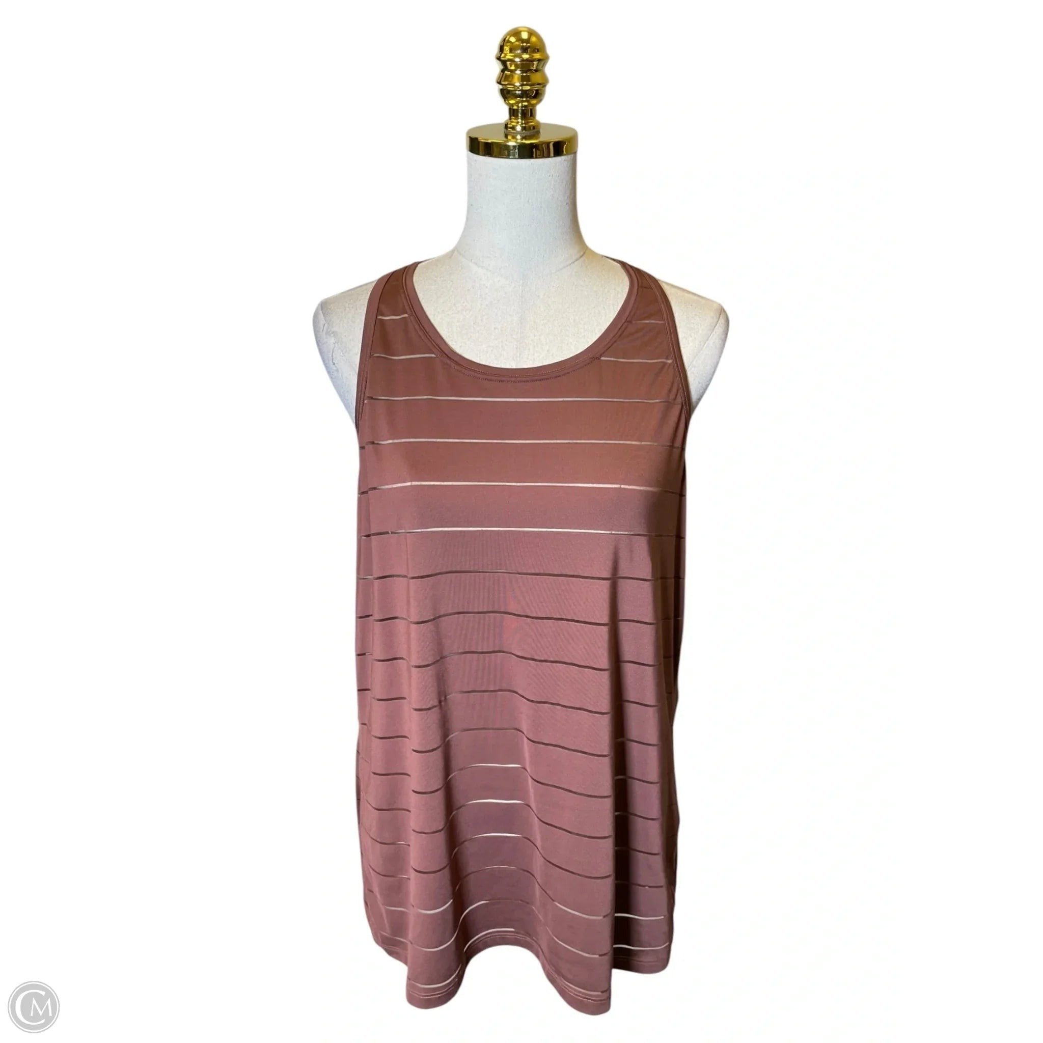 Athletic Tank Top By Athleta In Brown, Size: L