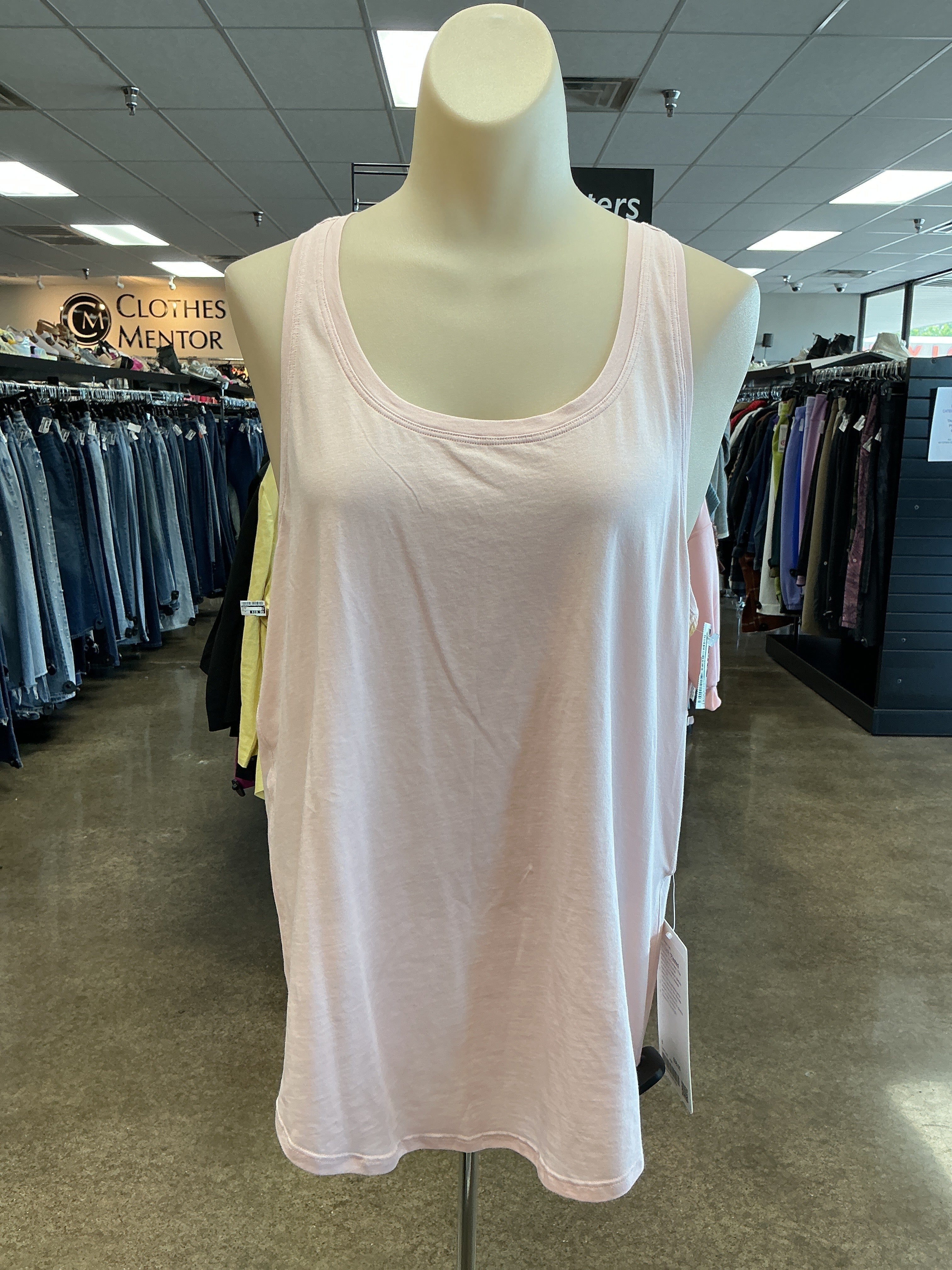 Athletic Tank Top By Lululemon In Pink, Size:8