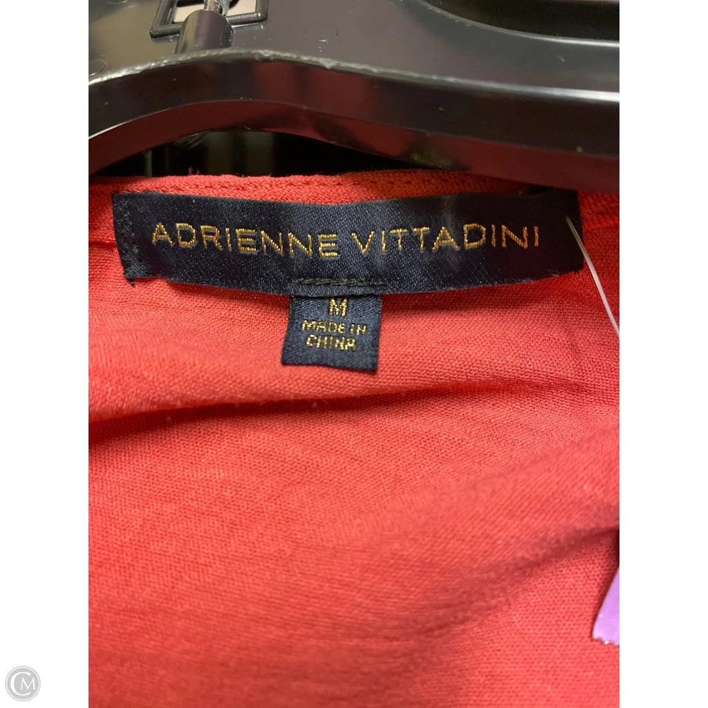 Top 3/4 Sleeve By Adrienne Vittadini In Pink, Size: M
