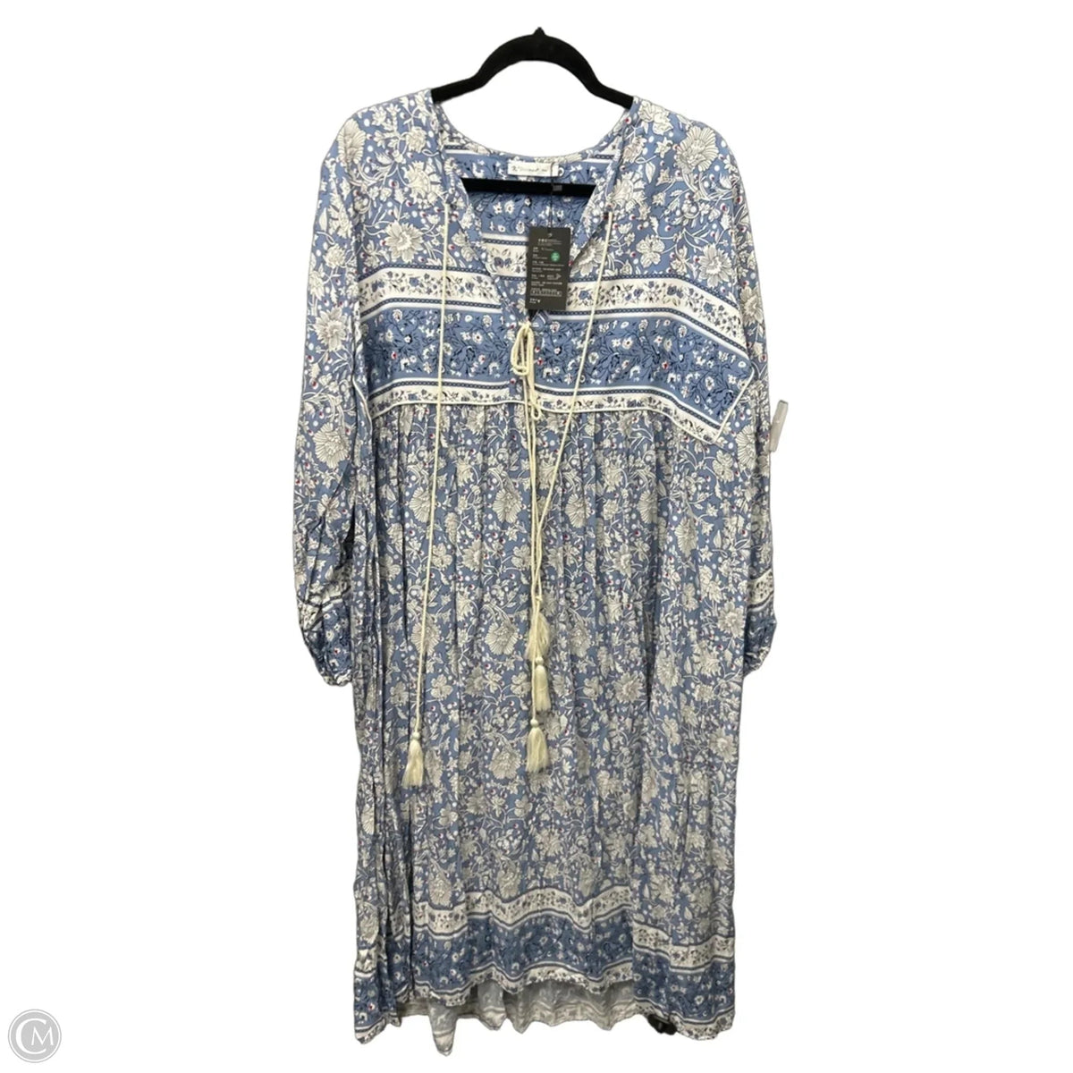 Dress Casual Maxi By Clothes Mentor In Blue, Size: 2x